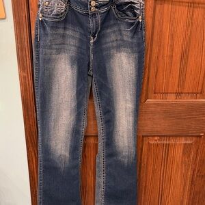 Wallflower Dark Blue Boot Cut Jeans
